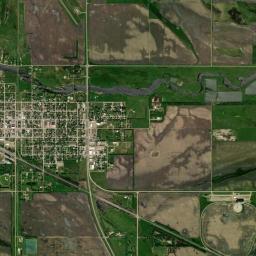 New Rockford High Resolution Satellite Map
