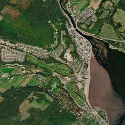 La Malbaie High Resolution Satellite Map