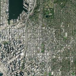 Seattle High Resolution Satellite Map
