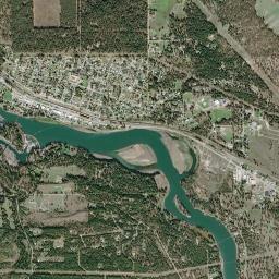 Thompson Falls High Resolution Satellite Map