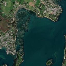 Larmor-Baden High Resolution Satellite Map