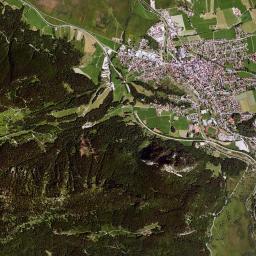 Oberammergau High Resolution Satellite Map