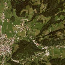Oberstaufen High Resolution Satellite Map