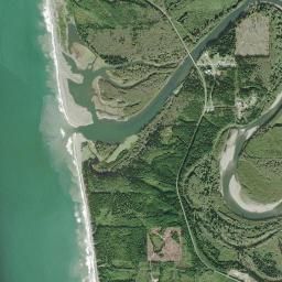 Aerial view of Queets