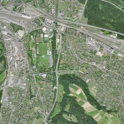 Münchenstein High Resolution Satellite Map