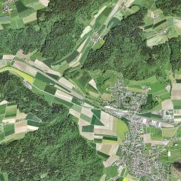 Elgg / Städtchen und Umgebung High Resolution Satellite Map