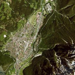 Mittenwald High Resolution Satellite Map