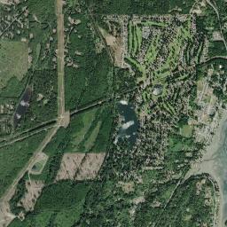 Allyn High Resolution Satellite Map