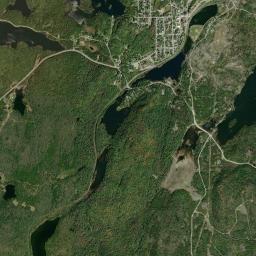 Aerial view of Cobalt Heritage Silver Trail