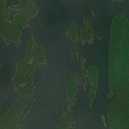 Aerial view of Cabonga Reservoir