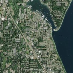 Gig Harbor High Resolution Satellite Map