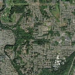 Lea Hill High Resolution Satellite Map