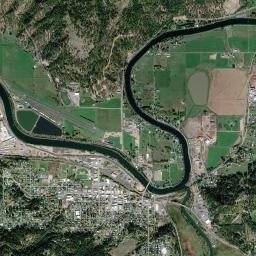 Saint Maries High Resolution Satellite Map