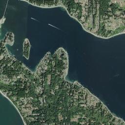 Fox Island High Resolution Satellite Map