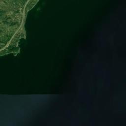 Aerial view of Gull Rock