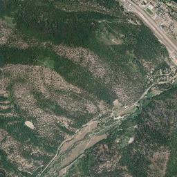 Aerial view of Cedar Creek and Trout Creek