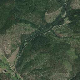 Aerial view of Ninemile Creek