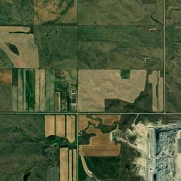 Oliver County High Resolution Satellite Map