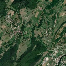 Quingey High Resolution Satellite Map