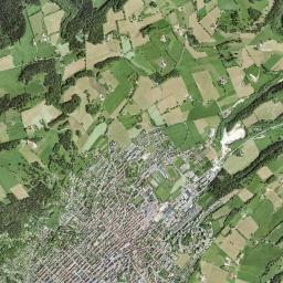 La Chaux-de-Fonds District High Resolution Satellite Map