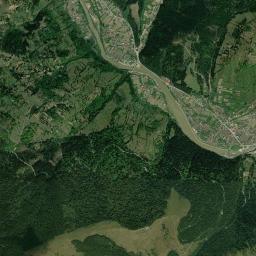 Comuna Poiana Teiului High Resolution Satellite Map