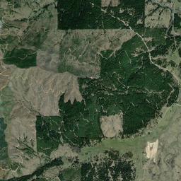 Aerial view of Emerald and Ruby Creeks