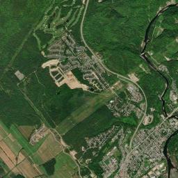 Beaupré High Resolution Satellite Map