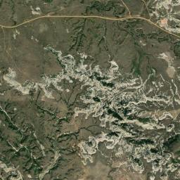 Billings County High Resolution Satellite Map