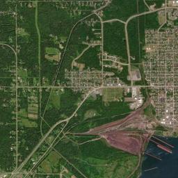 Two Harbors High Resolution Satellite Map