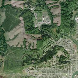 Hoquiam High Resolution Satellite Map