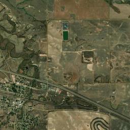 Wibaux High Resolution Satellite Map