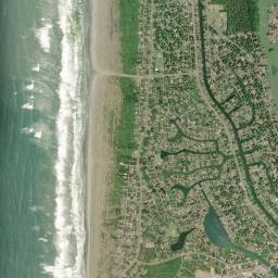 Ocean Shores High Resolution Satellite Map