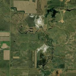 Burleigh County High Resolution Satellite Map