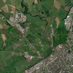 Autun High Resolution Satellite Map