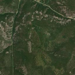 Aerial view of Narrow Gauge Gulch