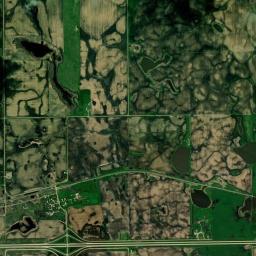 67 1/2 Avenue Southeast & Interstate 94 Moon Lake ND Satellite Map
