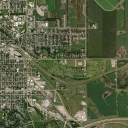 Jamestown, ND locator map