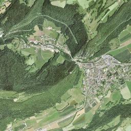 Val-de-Travers District High Resolution Satellite Map