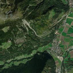 Mühlen in Taufers High Resolution Satellite Map