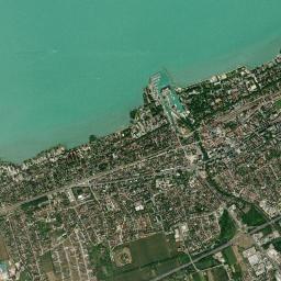 Siófok High Resolution Satellite Map