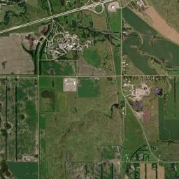 Jamestown, ND locator map
