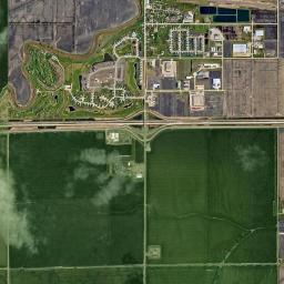 Mapleton, ND locator map