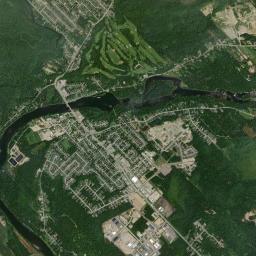 Sainte Catherine de la Jacques Cartier High Resolution Satellite Map