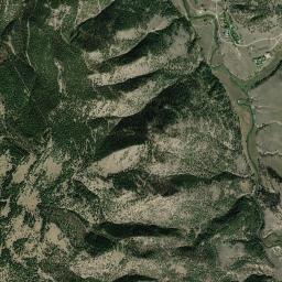The Silos, MT locator map