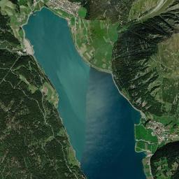 Curon Venosta High Resolution Satellite Map