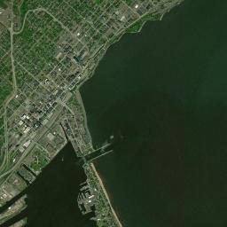 Duluth High Resolution Satellite Map