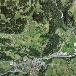 Ilanz High Resolution Satellite Map