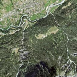Scuol High Resolution Satellite Map