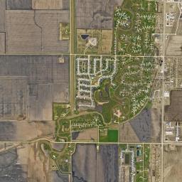 Horace High Resolution Satellite Map