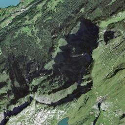 Interlaken-Oberhasli District High Resolution Satellite Map
